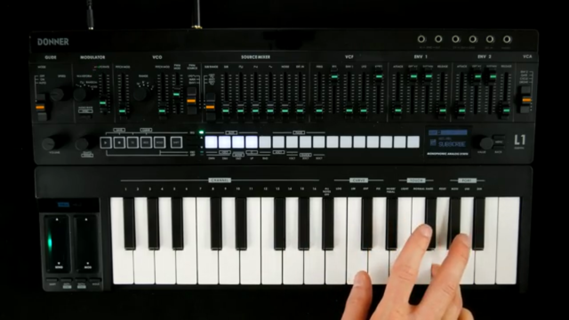 AudioPilz und die verwirrende Geschichte des Donner L1 Synthesizers