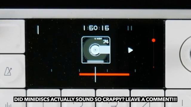 TE arbeitet auch hart daran, die Mini-Disc-Renaissance zu einem Ding zu machen.