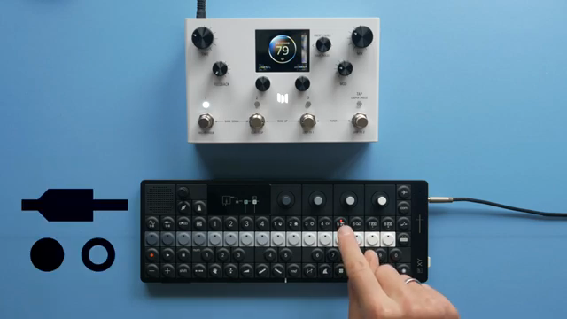 Der nächste Schritt, wir gehen zu Seite zwei auf diesem Track, und hier können wir entscheiden, welche unserer acht Instrumententracks wir…