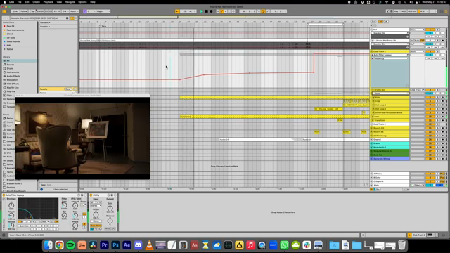 Es verleiht dem Track ein aggressives Low-Pass-Filter, wodurch es sich anfühlt, als käme die Musik aus der Ferne.