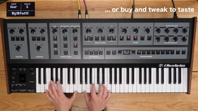 Der Trick bei Pads ist, eine schöne lange Release zu haben.