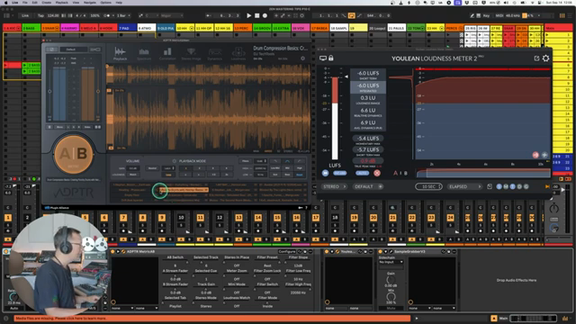 This is like for me to always remember the dynamics that are in music if you don't compress and limit the crap out of it.