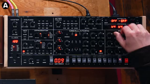 Wir haben drei verschiedene, völlig unterschiedliche Filtertypen auf jedem dieser Synths.