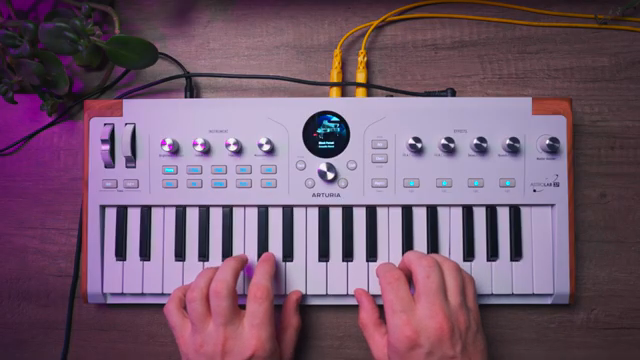 The Astrolab uses Arturia's modeling technology to produce sounds on board, which makes a huge difference in quality of the output here.