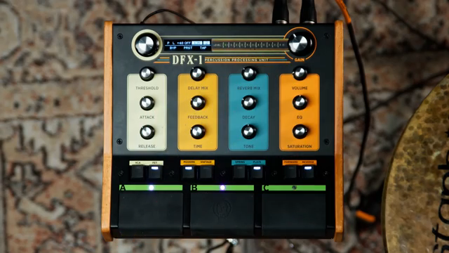 Es ist ein Pedalboard für Drummer.