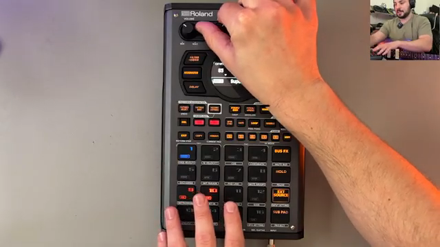 I've got a couple drones and noises and then the main thing is having a live instrument on top.