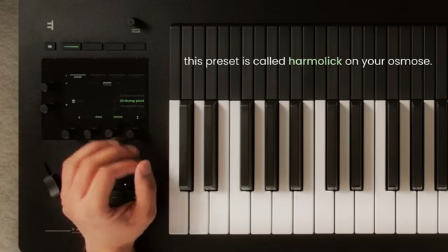 Ein Preset, unendliche Artikulationen.