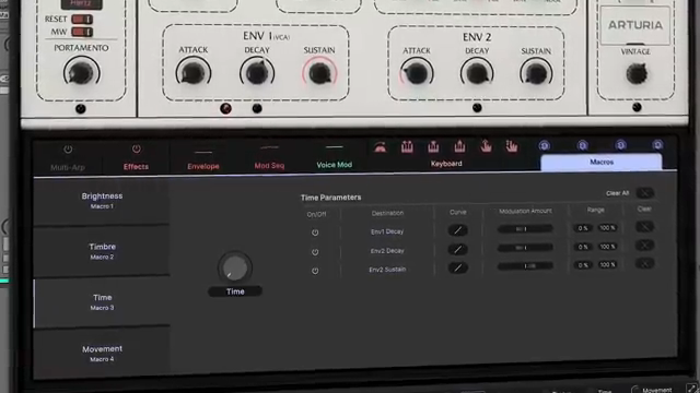 Das Makro-System ist intuitiv und flexibel und macht es einfach, den Sound live präzise und mühelos zu tweaken, zu automatisieren oder zu…