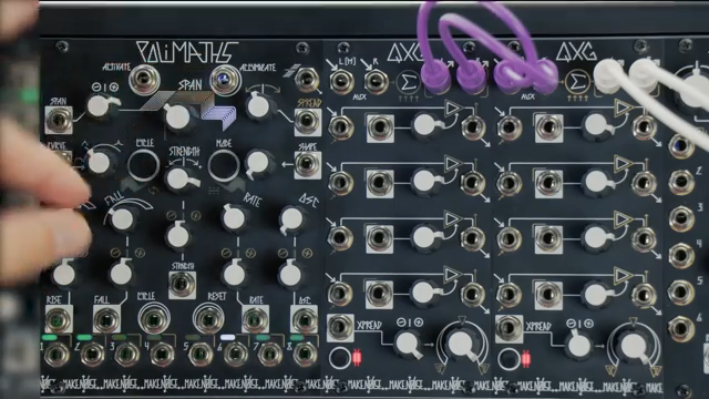 Wenn eine Funktion noch aktiv ist, wenn die nächste aktiviert wird, überlappen sie sich – nützlich für polyphone Patches.