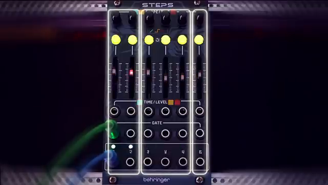 Steps can be used as a multiple stage envelope, multiple LFO, sample and hold, step sequencer, or a creative mix between them.