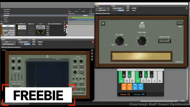Das ist Strum Plate und das ganze Konzept ist, was du spielst von dem zu trennen, wann es passiert.