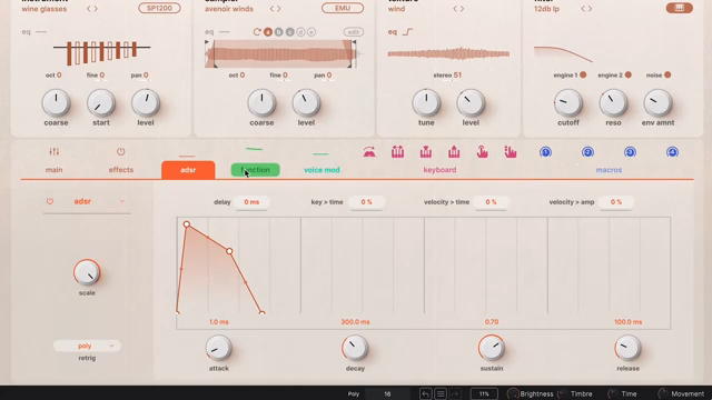 Diese Modulatoren können nahezu jedem Parameter zugewiesen werden und erzeugen rhythmische Muster, unvorhersehbare Bewegungen oder sich…