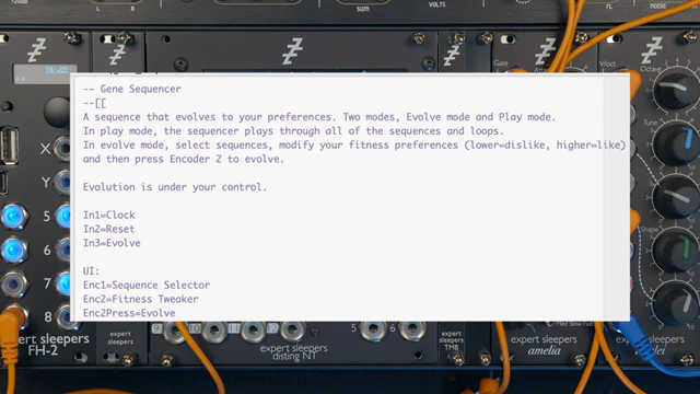 Ein Sequencer, der sich an deine Vorlieben anpasst. Zwei Modi, Evolutions- und Spielmodus.