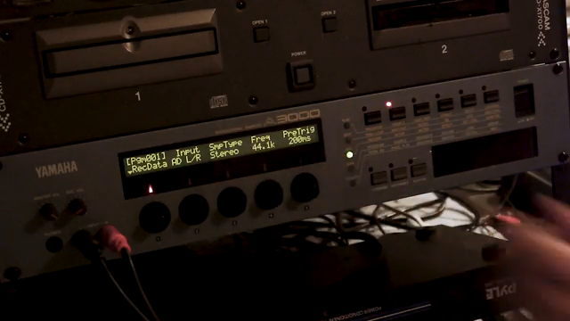 What's beautiful about the Yamaha A3000, the fact is that you can sample and test out the effects while monitoring the incoming audio.