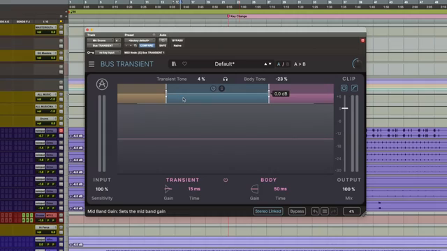 Arturia Bus TRANSIENT: Klangintegrität bewahren mit Präzision und Tiefe