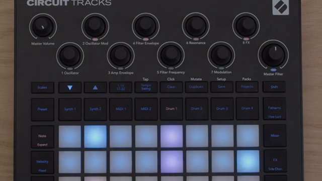 Es nimmt im Grunde alle Noten im Pattern und mischt sie einfach durch.