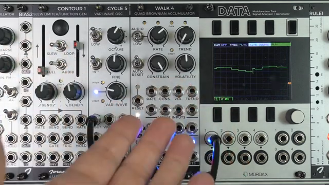 Walk4 ist kein Sample-and-Hold-Modul, das Noise abtastet, sondern ein Akkumulator, der bei jedem Clock-Trigger den aktuellen Wert des…