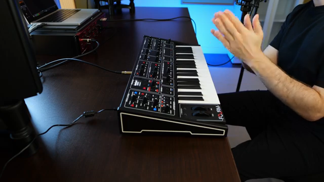 Mit Poly-Aftertouch kann man wirklich subtile Bewegungen und Variationen zwischen den Noten erzeugen.