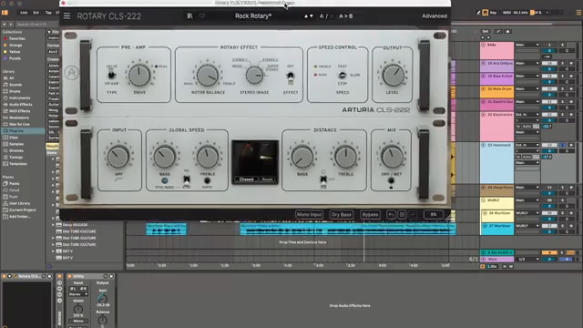 Ich habe das Arturia Rotary CLS, Triple Two, das ist fantastisch.