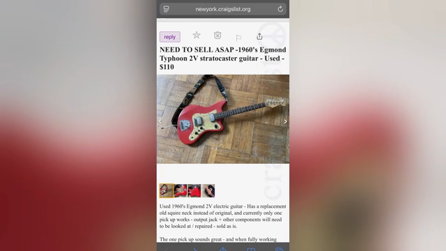 Ich habe sie gekauft, weil sie billig und seltsam aussah und der Verkäufer meinte, sie sei ein bisschen kaputt.