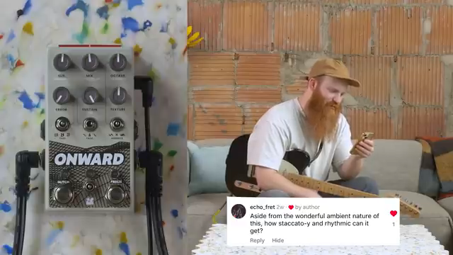 You can kind of feel where that pulse is sitting and just almost use it as like a pattern generator.