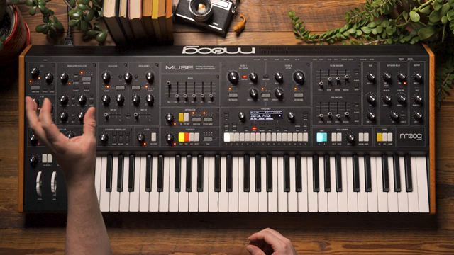 It can be used as a per-voice analog modulation source or additionally, as a third audio rate oscillator in the mixer if we want to thicken…