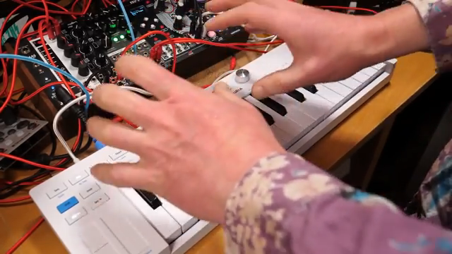 It's pushing me towards a more creative space I think as opposed to just being a controller which helps me play with sound, it's becoming a…