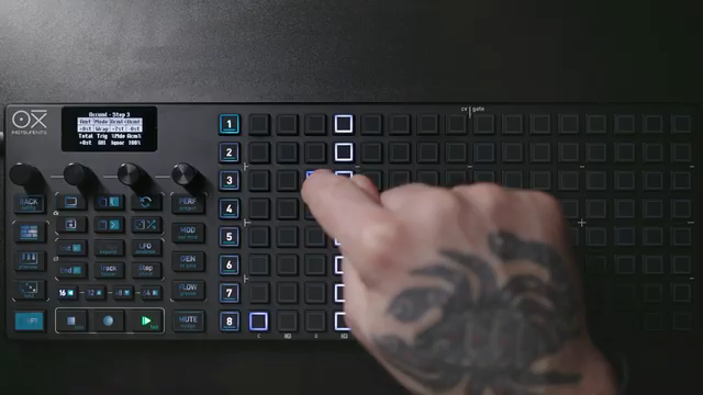 Every time that the playhead hit that step, we can tell the machine to add one semitone.