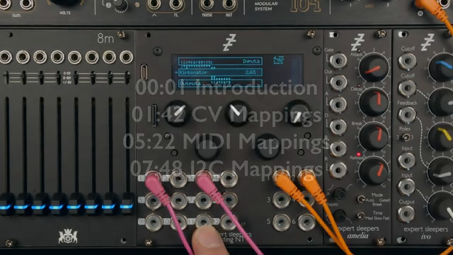 Any parameter on any algorithm can be mapped for control through CV, through the inputs.