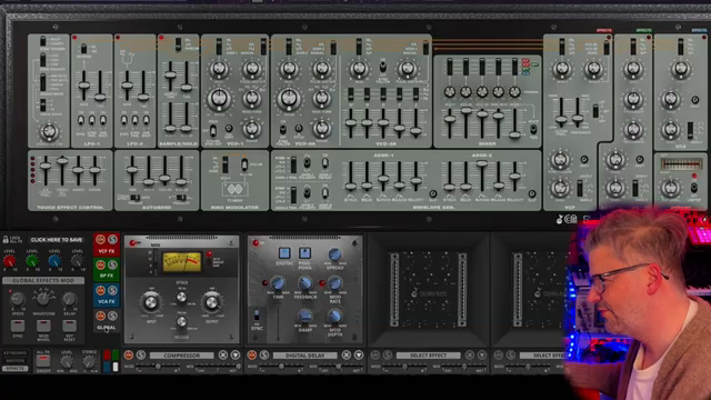 Of course they were not part of the original device. There were no effects at the time on these synthesizers.