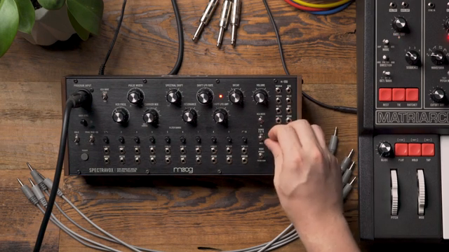 If I flip this up to hiss, it's going to replace band's 9 and 10's carrier oscillator with the internal noise source so that I can simulate…