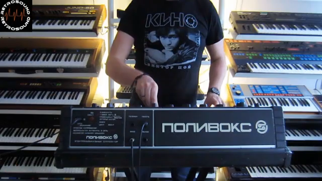 Der Polivoks ist ein echtes Biest, sehr aggressiv und roh im Klang.