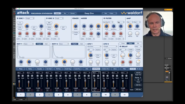 Attack ist für die Sounddesigner, für die Klangforscher, die ihre eigenen Kits gestalten wollen, besonders im elektronischen Bereich.