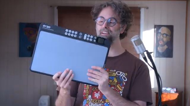 It's a very very interesting controller because you can make your own custom sort of pixel art layout with different buttons, keyboards…