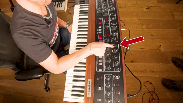 So das, was mich an diesem Synthesizer wirklich fasziniert, ist, dass ich zwei Filtertypen habe.