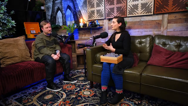 Alle Gesten, die ich für diese Library entworfen habe, sollten wirklich den Raum zur Geltung bringen.