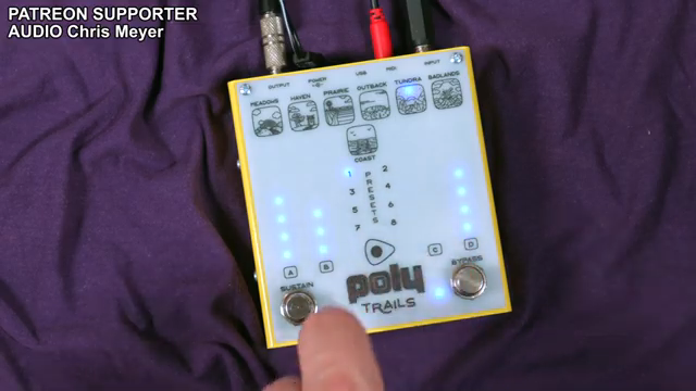 Und das spielt in das Pitch-Shifting hier hinein, das von null Pitch-Shift bis zu zwei Oktaven nach unten reicht.