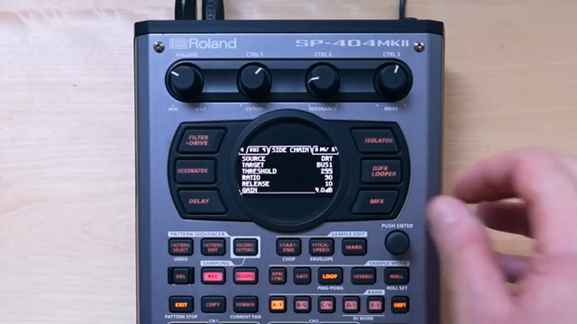 At the top the source will be the audio that triggers the side chain and then the target will be the audio that is ducked in volume…