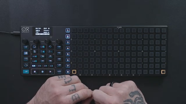 Wenn du jeden Sequenzer auf Multitrack stellst, bekommst du insgesamt 64 vollständig unabhängige Spuren.