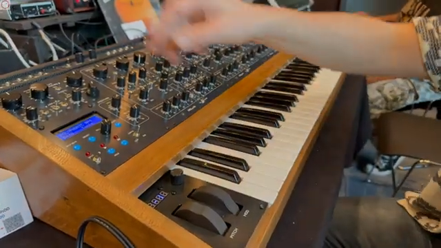 You have a very, very interesting MIDI interface made by the guy who created the Center 10, another polyphonic center, very powerful.