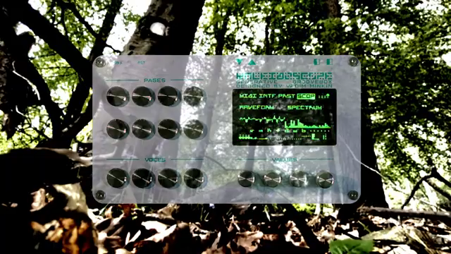 It's described as a generative groove box but it can take many different guises and as you can hear this patch is based around drones.