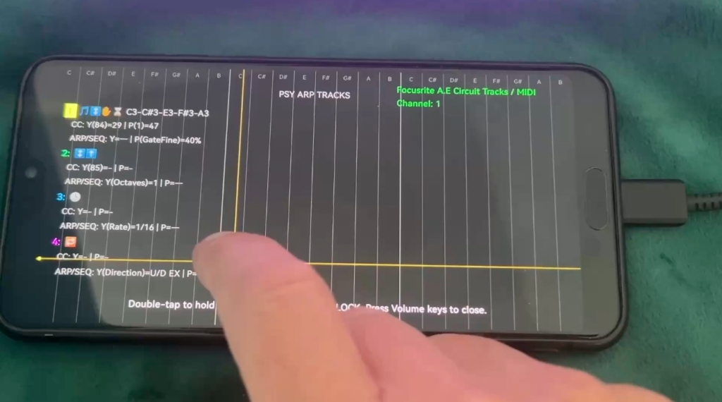 PlayArp: Wenn das Smartphone zum spielbaren MIDI-Arpeggiator wird