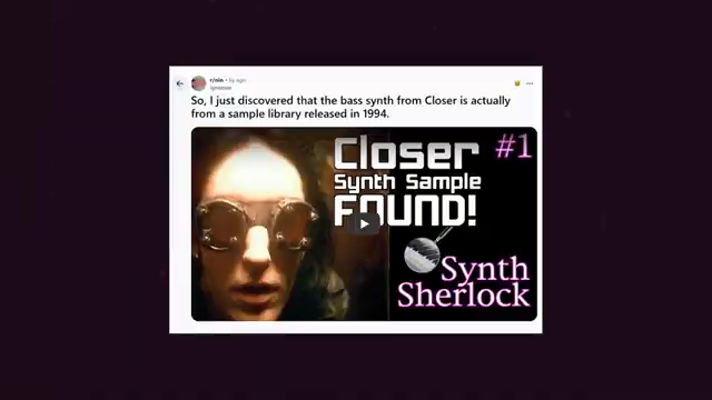 A sample, a recorded synth, a Minimoog, maybe that weird Obermog prototype. The internet has been debating this for years.