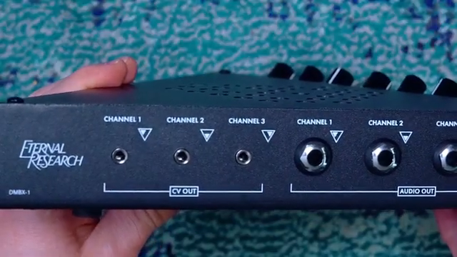 You also have three CV outputs as well for processing modular gear, so again we're going to do that a little later.