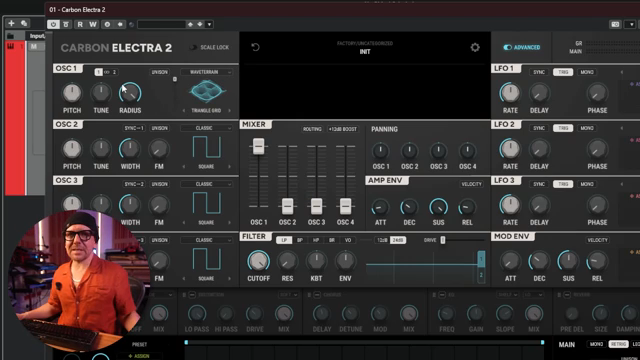 It's like a 3D wave table, if you will, and it sounds like this.