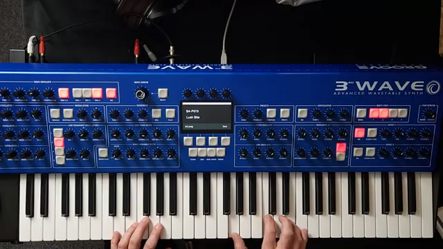 Bei vielen Synthesizern wird beim Preset-Wechsel das Panel inklusive Mod-Wheel zurückgesetzt – hier nicht.