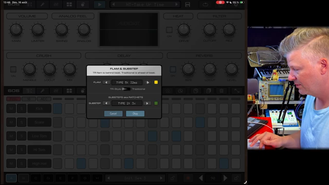 Du hast hier zwei Buttons, um neue Tracks, Patterns und Fills zu generieren – ziemlich cool.