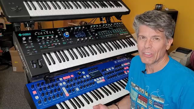 Jeder der vier Parts ist im Grunde eine Kopie des Synthesizers.