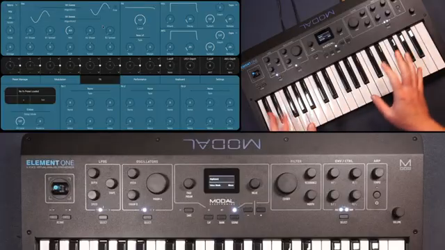 First thing we're going to want to do is make this poly so I can play more than one note at a time.