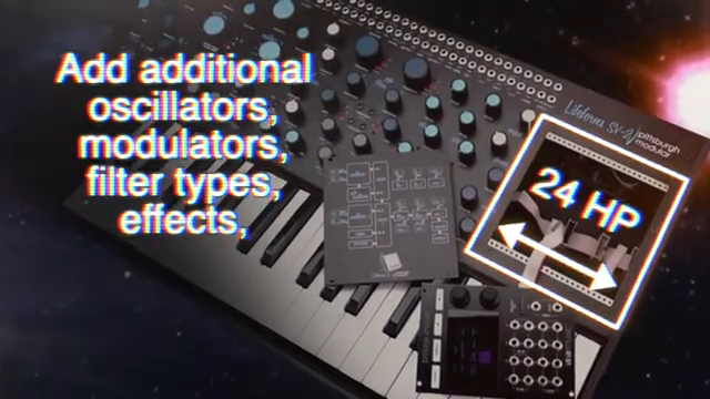 Der Lifeforms SV-2 verfügt außerdem über eine 24-HP-Eurorack-Expansions-Bay, mit der das Instrument an die spezifischen Bedürfnisse eines…